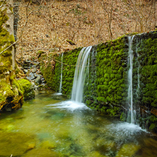 Amazing forest Waterfall on Crazy Mary River, Belasitsa Mountain, Bulgaria